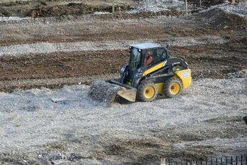 Clearing a property in preparation for a new construction in Thibodaux.